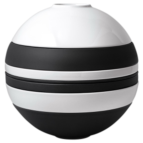 Набор блюд La Boule, черно-белый, 7 предметов