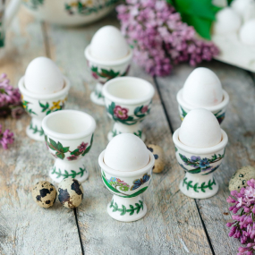 Стаканчик для яйца "Фиалка трехцветная" 6 см