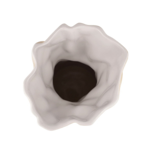 Ваза Papyrus 30 см, бежевая