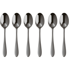 Набор ложек кофейных Velvet 2Black, 6 шт