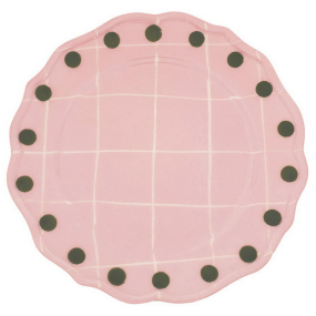 Тарелка столовая Quadri Rosa 27 см