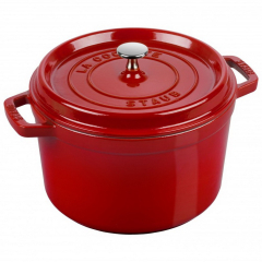 Кокот высокий круглый La Cocotte 24 см / 4,7 л, вишневый