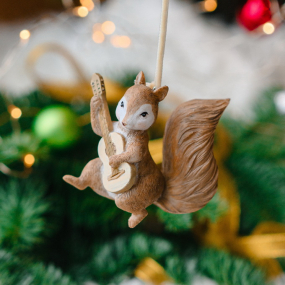 Игрушка на елку "Белочка" 9 см