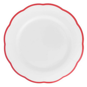 Тарелка салатная Petalo Rosso 20,9 см