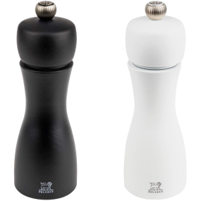 Набор мельниц для соли и перца Tahiti 15 см, цвет черный/белый