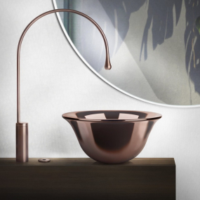 Раковина накладная Gessi Goccia 40х40