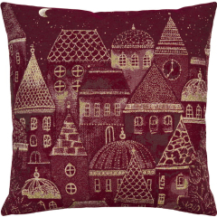 Чехол для подушки декоративной Notte Santa 45х45 см, цвет ягодный
