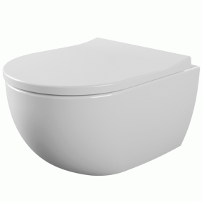 Унитаз подвесной Flaminia App 48х36 AP119G, compact, GoClean, с сиденьем, белый