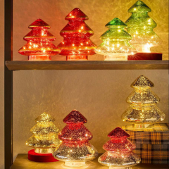 Фигурка "Елка" Christmas Wish 20 см с подсветкой, цвет зеленый