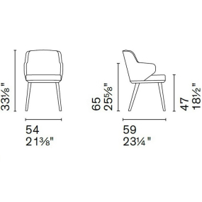 Стул Calligaris Foyer CS1889, Grey