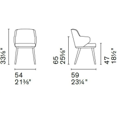 Стул Calligaris Foyer CS1889, Grey