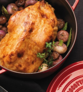 Кокот круглый La Cocotte 26 см / 5,2 л, вишневый