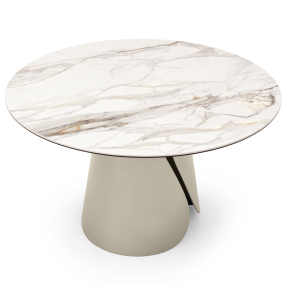 Стол Calligaris Tango 125(184)х125 CS4170, Calacatta Paonazzo