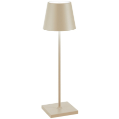 Лампа настольная Zafferano Poldina Pro 38 см, песочная