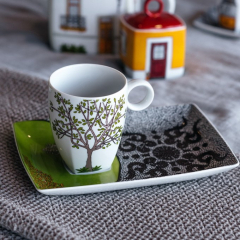 Кружка с блюдцем Alma de Lisboa 300 мл