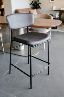 Стул полубарный Calligaris Fifties CS1864, Ebony