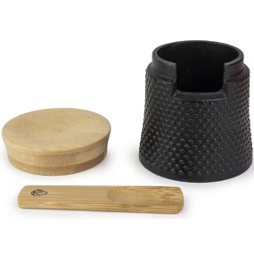 Набор для соли и перца на подставке Bali Cast Iron, 5 предметов