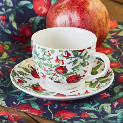 Набор чашек чайных с блюдцами Atollo Melograno 260 мл, 8 предметов