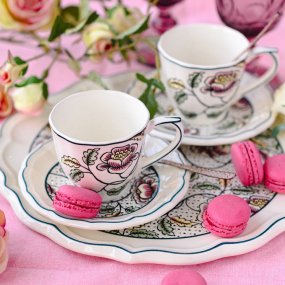 Набор чашек чайных с блюдцами Dominote 175 мл, 4 предмета