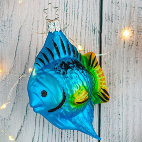 Новогодняя игрушка "Рыба-хирург" 11 см