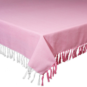 Скатерть квадратная Textile Chambray Baby Pink 140х140 см