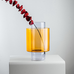 Ваза Boreale 21 см, желтая