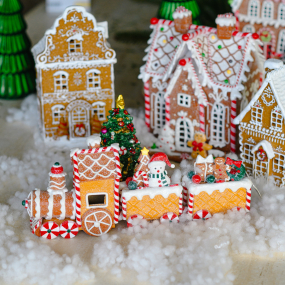 Фигурка "Пряничный поезд" 14х32х7 см