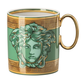 Кружка Versace Medusa Amplified Green Coin 300 мл