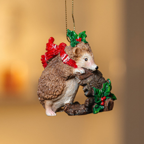 Игрушка на елку "Ежик" 12 см