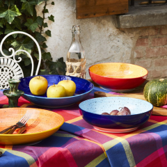 Блюдо глубокое Portata Ritual 32 см, синее