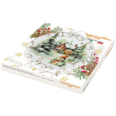 Блюдо для торта "Snowman" 31 см