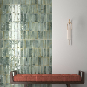 Плитка керамическая Equipe Hanoi 5,1х16,1, Celadon, 7,7 мм