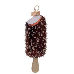 Елочная игрушка "Мороженое" 12 см