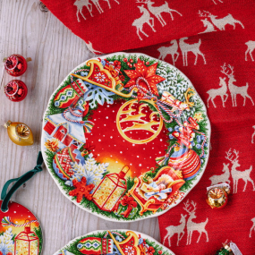 Тарелка салатная Féerie Christmas 22,4 см