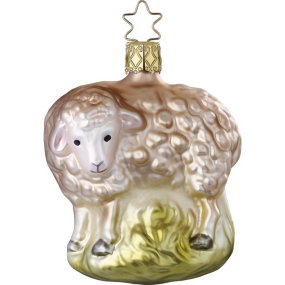 Елочная игрушка "Овечка" 8 см