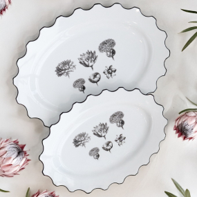 Блюдо овальное Herbariae by Christian Lacroix 34х23 см