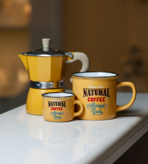 Чашка для эспрессо Arts Vintage 100 мл, желтая