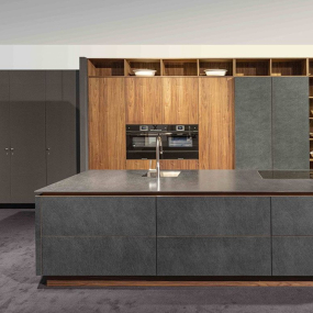 Керамогранит Laminam Seta 100х300, Liquorice, 3,5 мм