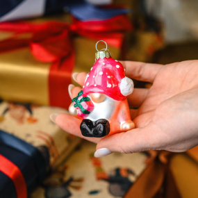 Елочная игрушка "Гном" 6 см