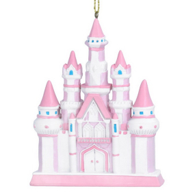 Елочная игрушка "Сказочный замок" 10 см