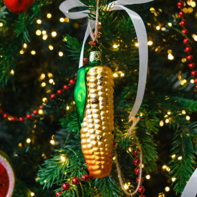 Игрушка на елку "Кукуруза" 12 см