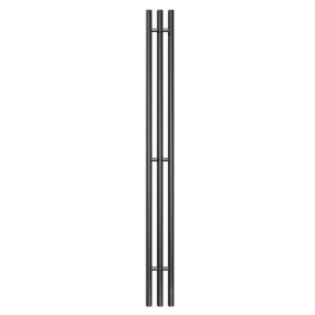Полотенцесушитель Terminus Trio 160х12, водяной, черный матовый
