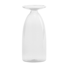 Ваза Un Fiore 13 см, прозрачная