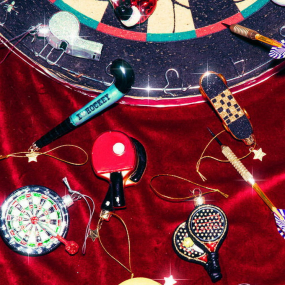 Елочная игрушка "Скейтборд" 9,5 см