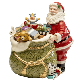 Фигурка "Санта с мешком подарков" 34 см