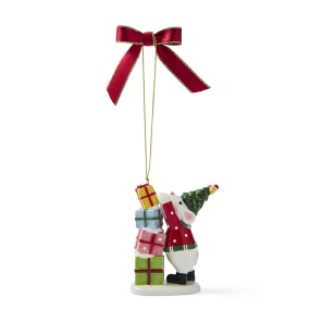 Елочная игрушка Spode Christmas Tree Ornaments "Мышка с подарками" 9 см