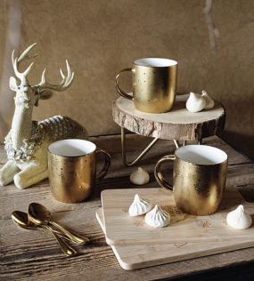 Кружка Natale All gold 370 мл, в ассортименте