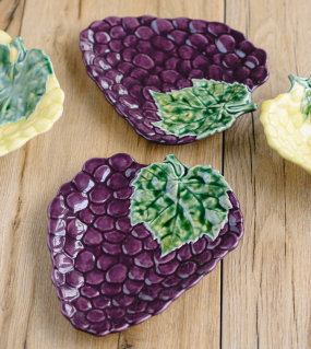 Тарелка салатная Uvas 23х19,5 см