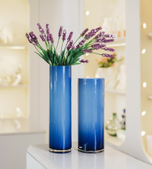 Ваза Wetube 26 см, цвет голубой