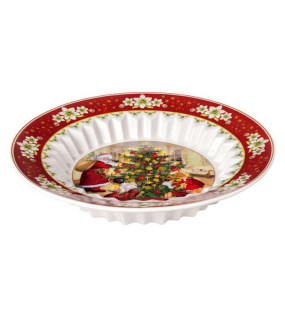 Салатник "Санта приносит подарки" Toy's Fantasy 25 см